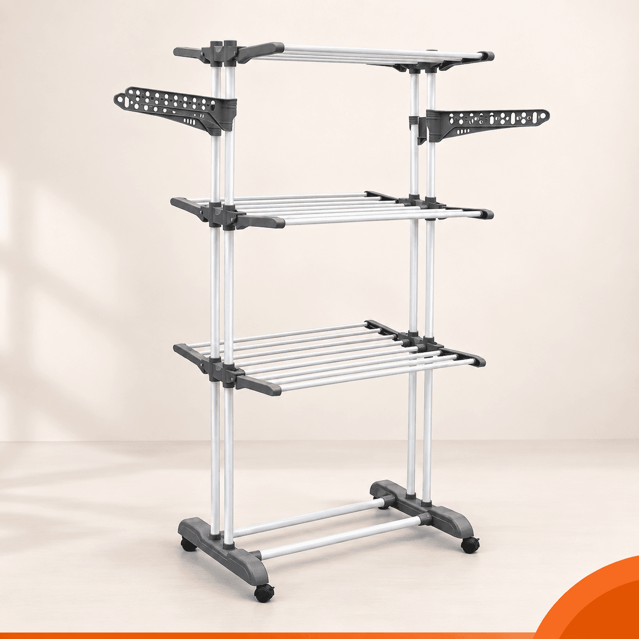 Allfold Clofera 3 Layers Foldable Clothes Drying Rack