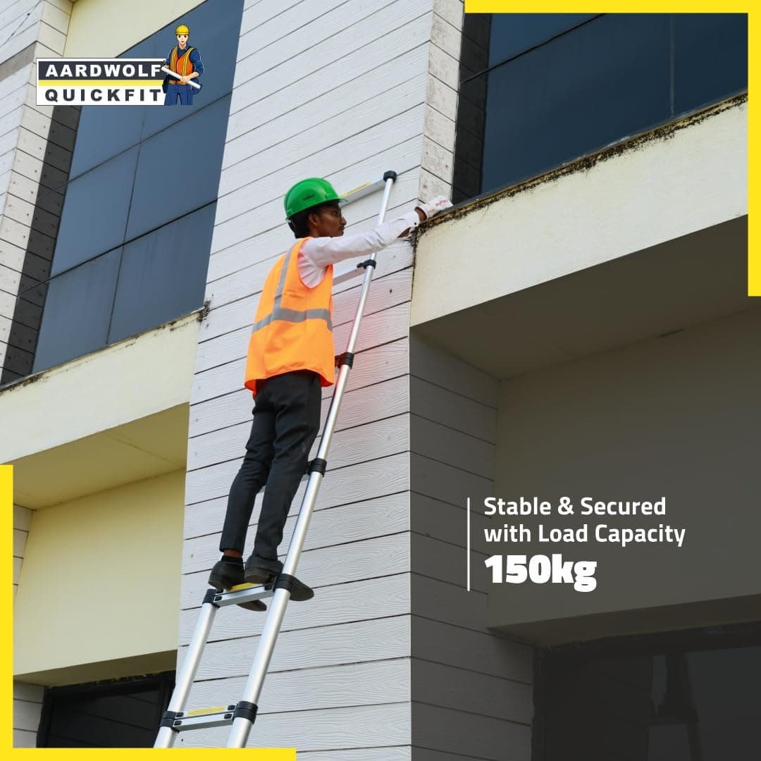 Aluminium Single Telescopic ladder - AQT - 10 Feet thumbnail 6