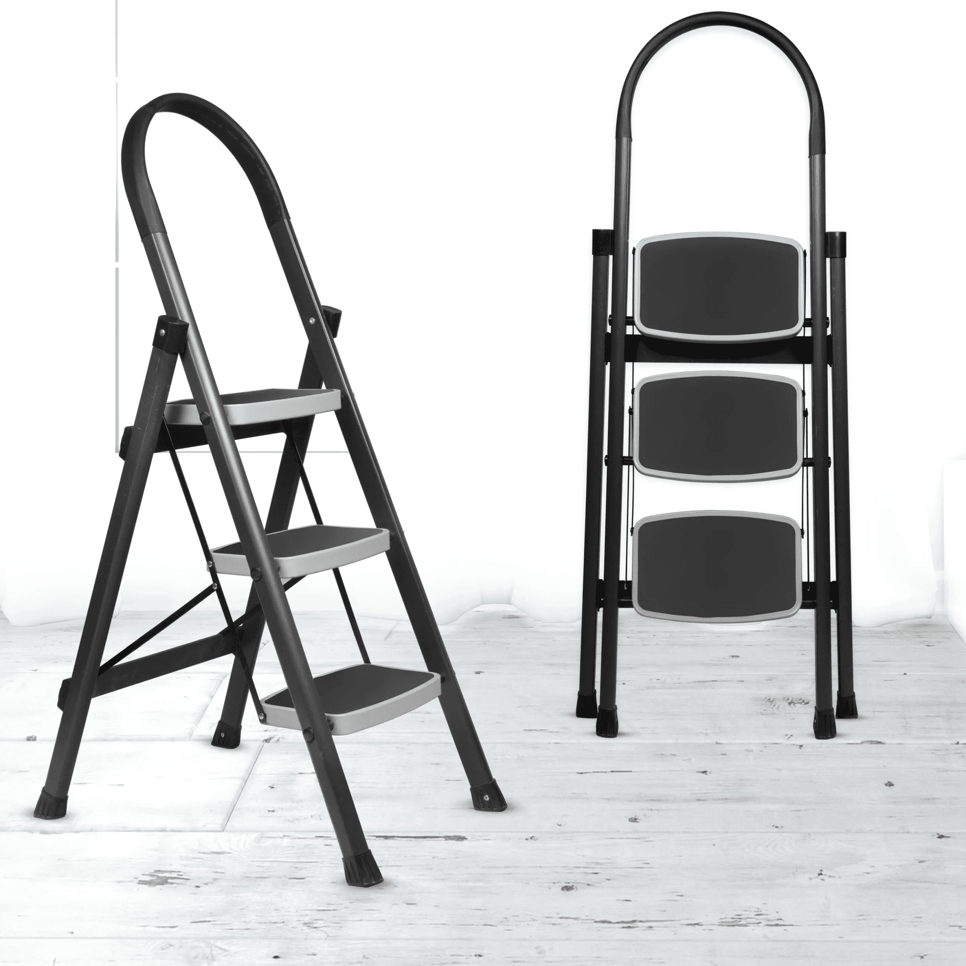 Allfold - Hunter - Mild Steel Step Ladder